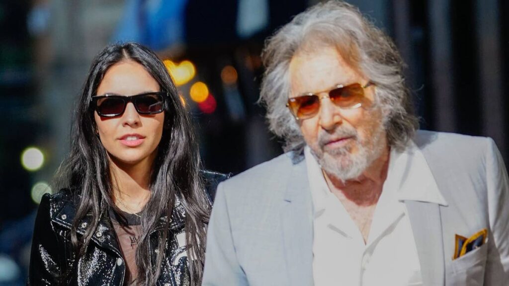 Al Pacino, 86, poses with his son’s mother, 32, for a rare ‘parents night out’