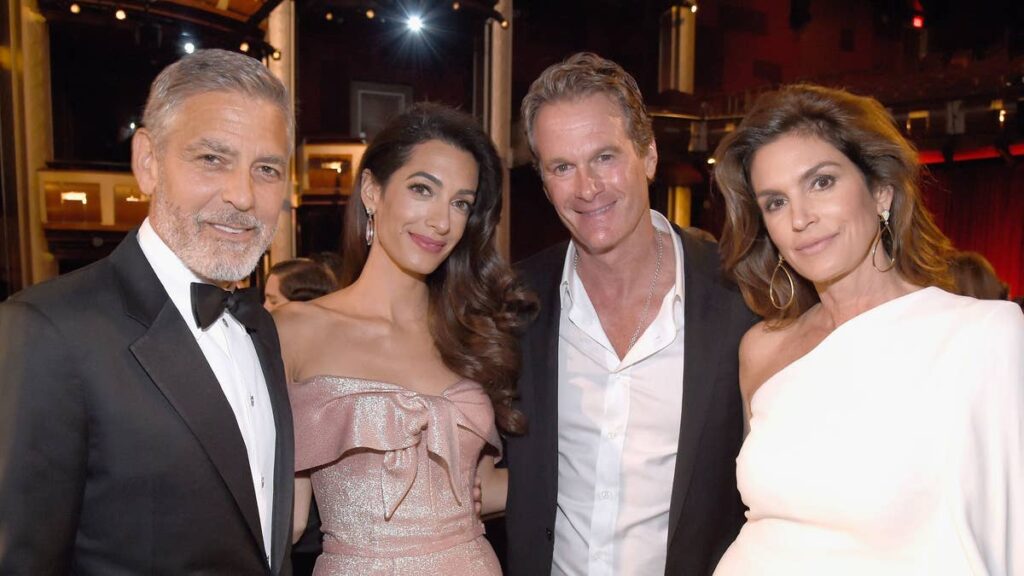 George and Amal Clooney rush to Cindy Crawford’s side after son’s tragic death