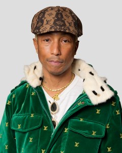 Pharrell Williams at Louis Vuitton Fall 2023 Ready To Wear Runway Show on March 6, 2023 at the Musee dOrsay in Paris, France. (Photo by Swan Gallet/WWD via Getty Images)