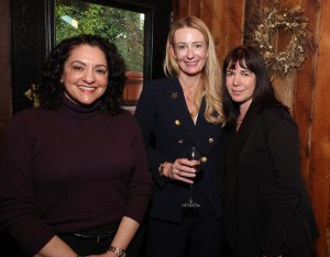 LOS ANGELES, CALIFORNIA - MARCH 11: (L-R) Mary Sadeghy, SVP, Strategy and Account Management, Variety, Dana Nussbaum, EVP, Worldwide Marketing, Warner Bros. Pictures Group and Faye Ugolnik, EVP, Media, Paramount Pictures attend the Variety Future of Marketing Dinner presented by Amazon Ads at A.O.C. on March 11, 2025 in Los Angeles, California.  (Photo by Amy Sussman/Variety via Getty Images)