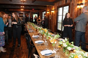 LOS ANGELES, CALIFORNIA - MARCH 11: (L-R) Cynthia Littleton, Co-Editor-in-Chief, Variety, Melissa Cook, Head of Prime Video Channels, AVOD & Apps, Amazon Ads, Sharon Boddie, VP, Media Planning, Hulu, and guests attend the Variety Future of Marketing Dinner presented by Amazon Ads at A.O.C. on March 11, 2025 in Los Angeles, California.  (Photo by Amy Sussman/Variety via Getty Images)