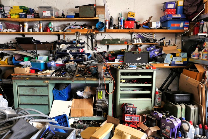 Gathering obvious trash and grouping common items together can be a good place to start.