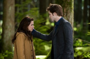 KRISTEN STEWART and ROBERT PATTINSON star in THE TWILIGHT SAGA: NEW MOON.