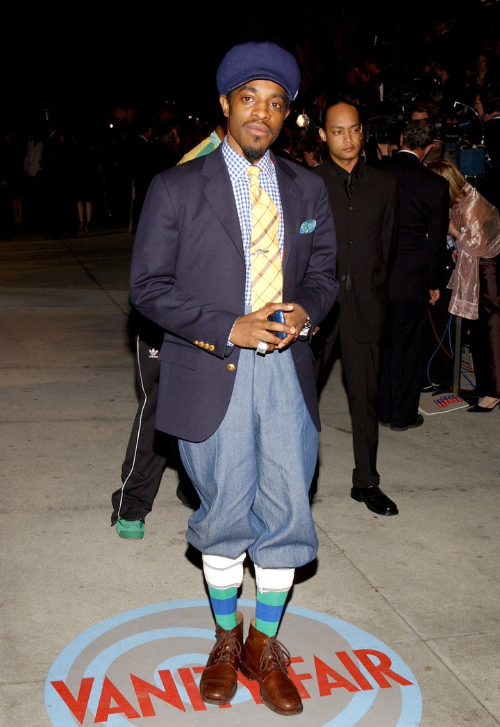 Andre 3000 from OutKast during a 2004 Vanity Fair Oscar Party.