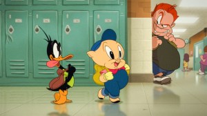 THE DAY THE EARTH BLEW UP: A LOONEY TUNES MOVIE, from left: Daffy Duck (voice: Eric Bauza), Porky Pig (voice: Eric Bauza), 2024. © Ketchup Entertainment / Courtesy Everett Collection