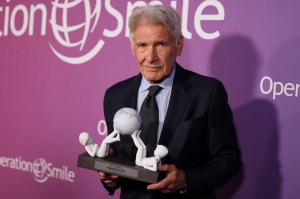 Harrison Ford at the Operation Smile Fiesta held at Candela La Brea on June 03, 2025 in Los Angeles, California.