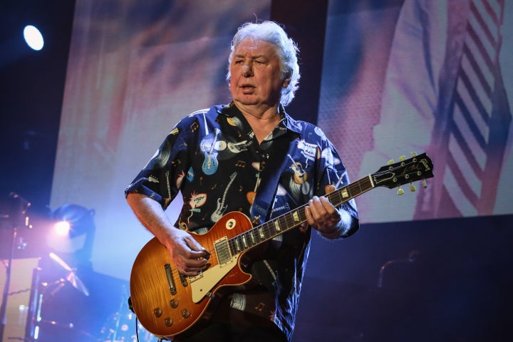 Ralphs is seen onstage at London's O2 Arena on Oct. 29, 2016. It was his last live performance before suffering a stroke.