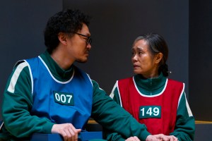 Squid Game S3 (L to R) Yang Dong-geun as Yong-sik, Kang Ae-sim as Geum-ja in Squid Game S3 Cr. No Ju-han/Netflix © 2025