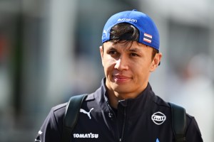 A still image of Alexander Albon.